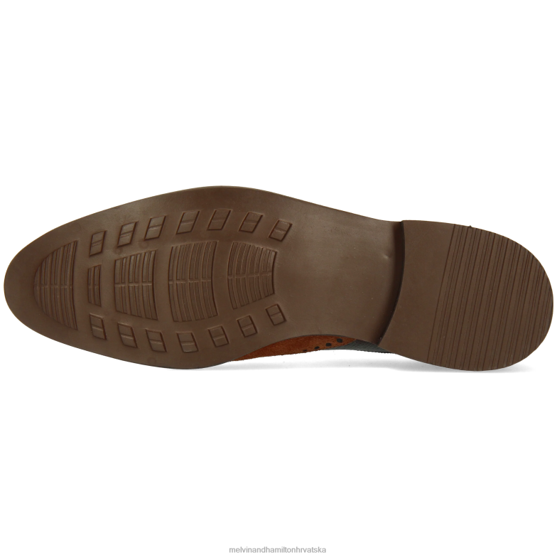 Henrik 7 muškarci Melvin & Hamilton smeđa 22DJH441 cipele za derbi