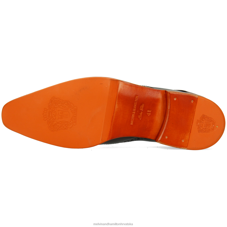 Lewis 3 muškarci Melvin & Hamilton crno 22DJH471 cipele za derbi