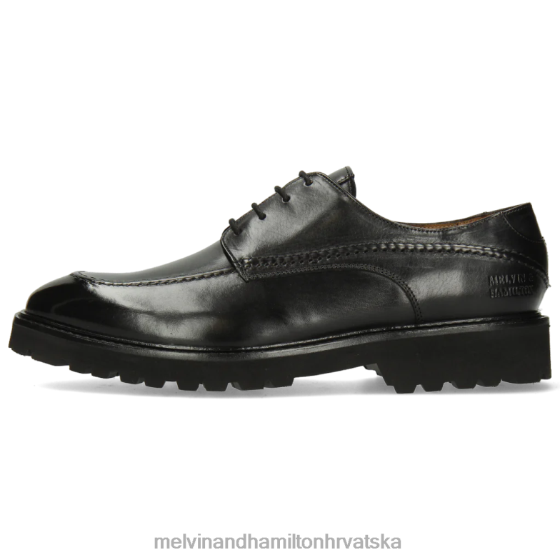 Matej 36 muškarci Melvin & Hamilton crno 22DJH544 cipele za derbi