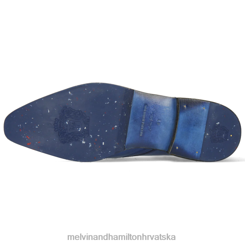 elvis 63 muškarci Melvin & Hamilton plava 22DJH556 cipele za derbi