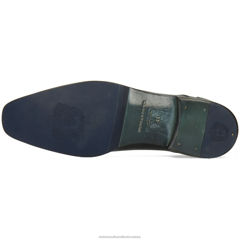 elyas 4 muškarci Melvin & Hamilton crno 22DJH387 cipele za derbi