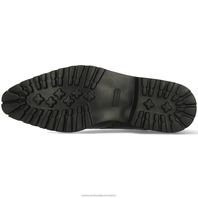 emil 10 muškarci Melvin & Hamilton crno 22DJH383 cipele za derbi