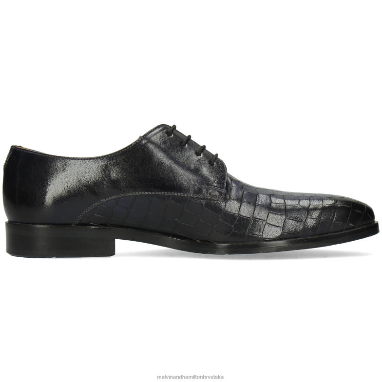 flynn 1 muškarci Melvin & Hamilton plava 22DJH537 cipele za derbi