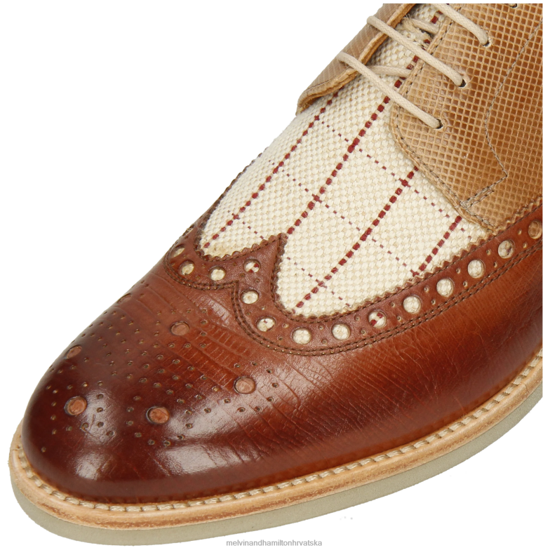 klint 34 muškarci Melvin & Hamilton smeđa 22DJH484 cipele za derbi