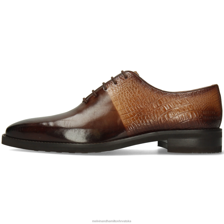 koplje 61 muškarci Melvin & Hamilton smeđa 22DJH390 cipele za derbi