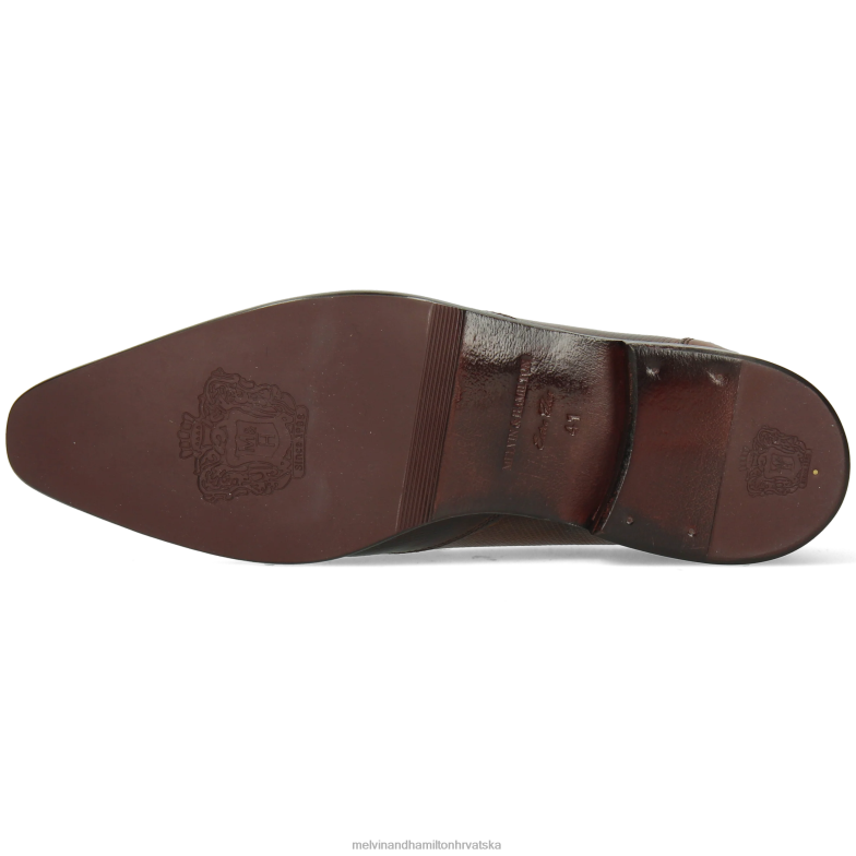 koplje 9 muškarci Melvin & Hamilton smeđa 22DJH433 cipele za derbi