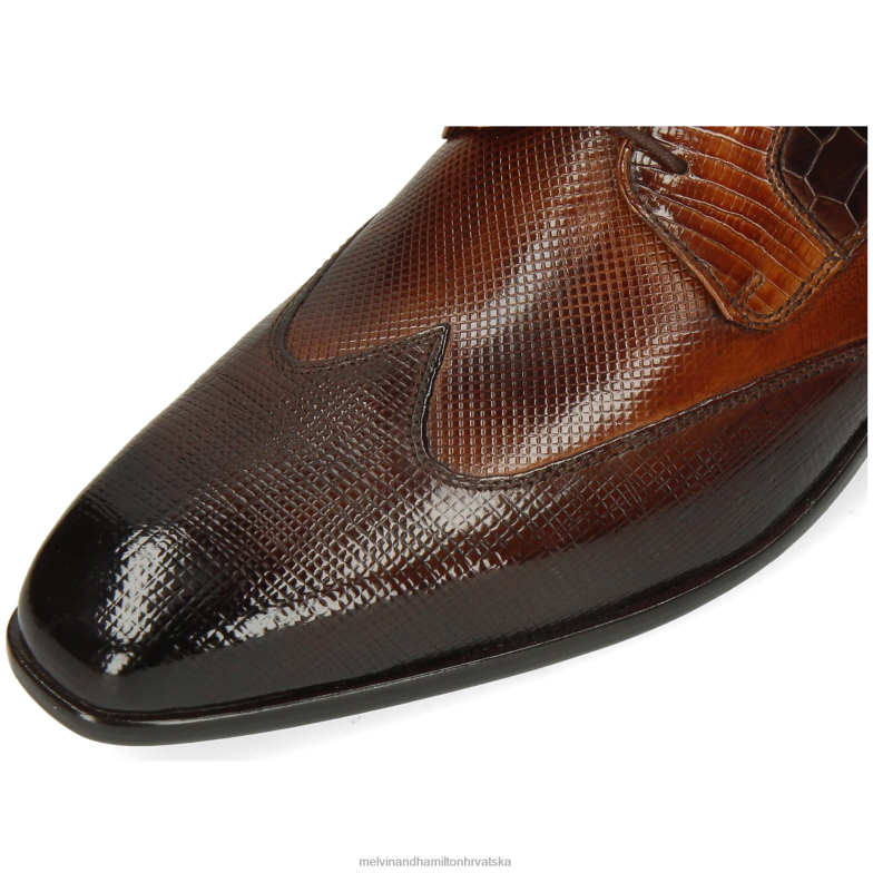 koplje 9 muškarci Melvin & Hamilton smeđa 22DJH433 cipele za derbi