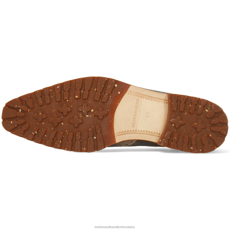 martin 15 muškarci Melvin & Hamilton siva 22DJH372 cipele za derbi