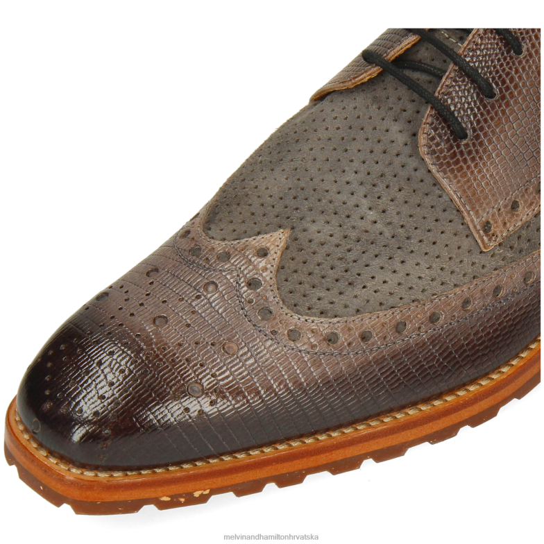 martin 15 muškarci Melvin & Hamilton siva 22DJH372 cipele za derbi