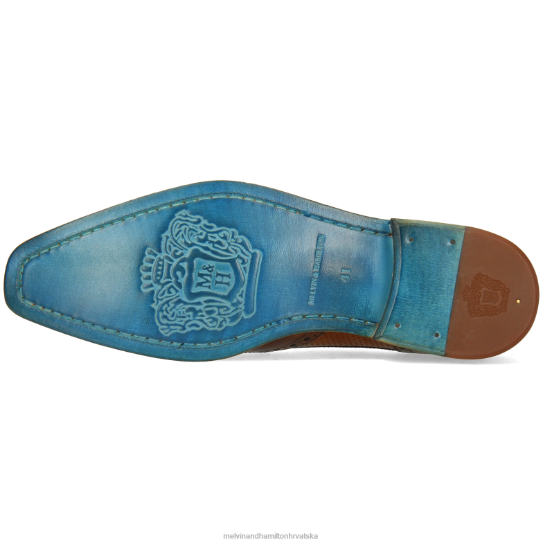 martin 15 muškarci Melvin & Hamilton smeđa 22DJH504 cipele za derbi