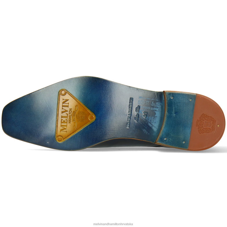 obveznica 1 muškarci Melvin & Hamilton plava 22DJH410 cipele za derbi