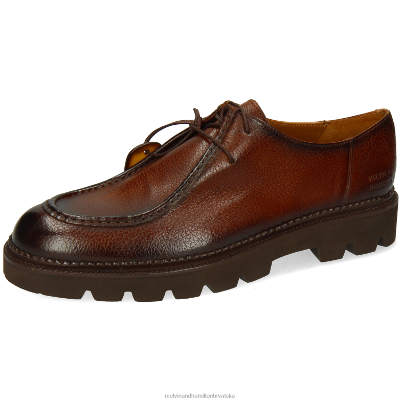 probušiti 10 muškarci Melvin & Hamilton smeđa 22DJH416 cipele za derbi