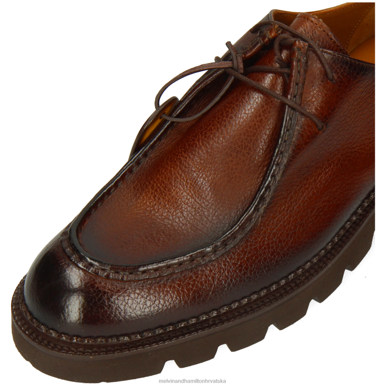 probušiti 10 muškarci Melvin & Hamilton smeđa 22DJH416 cipele za derbi
