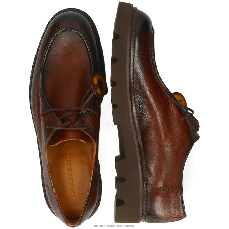 probušiti 10 muškarci Melvin & Hamilton smeđa 22DJH416 cipele za derbi