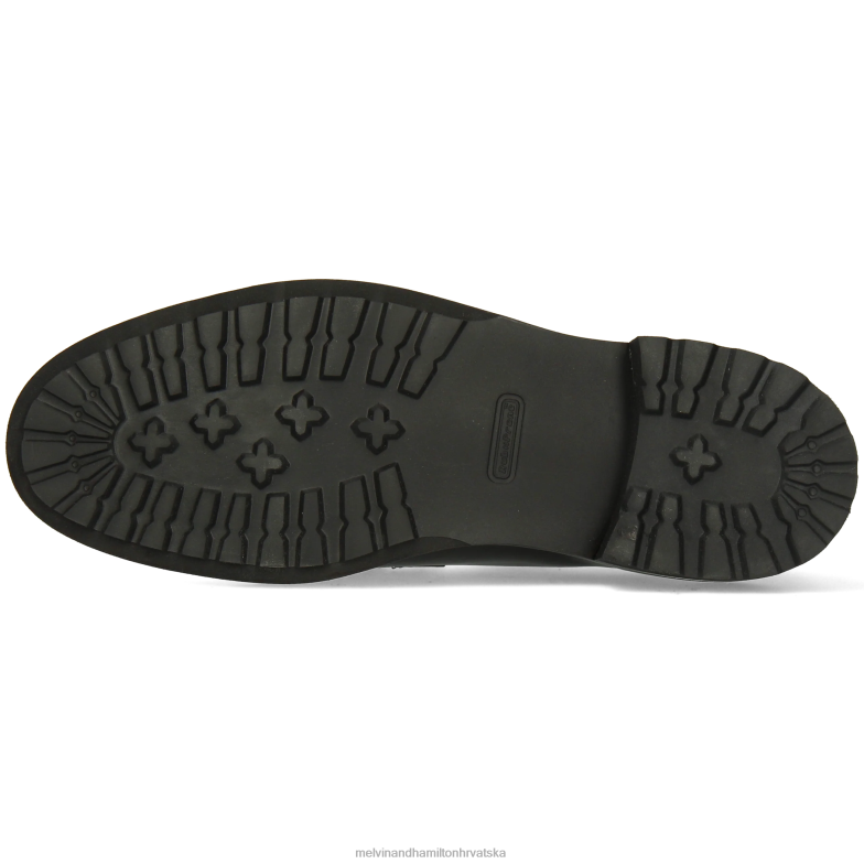 probušiti 2 muškarci Melvin & Hamilton crno 22DJH369 cipele za derbi