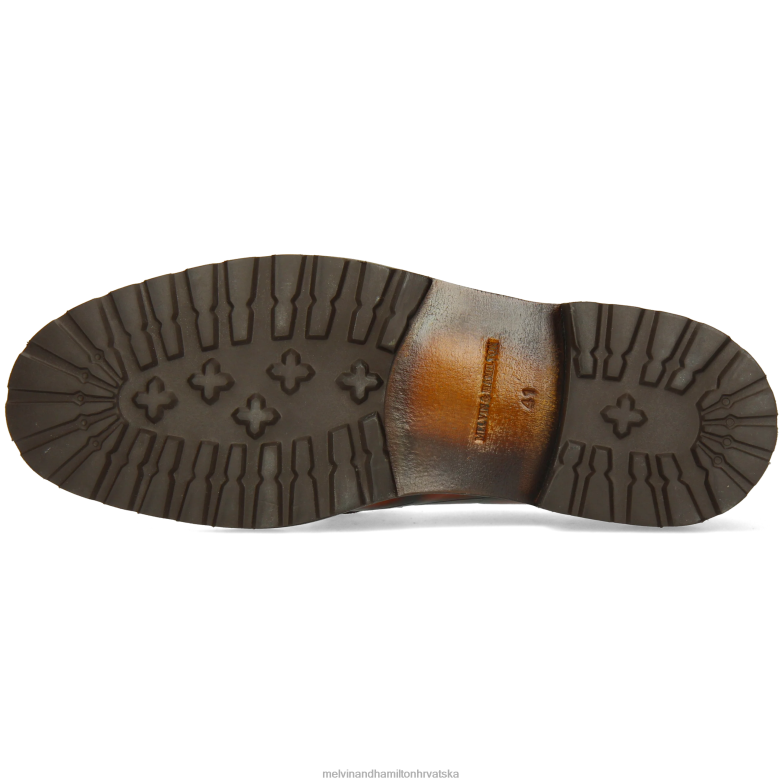 probušiti 2 muškarci Melvin & Hamilton naranča 22DJH430 cipele za derbi