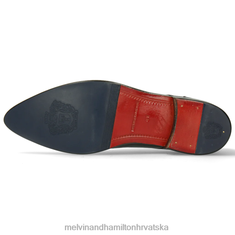 toni 1 muškarci Melvin & Hamilton crno 22DJH491 cipele za derbi