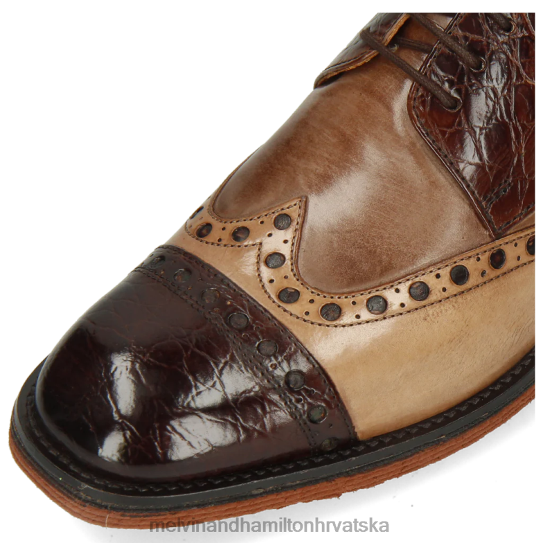 vrtlog 48 muškarci Melvin & Hamilton smeđa 22DJH542 cipele za derbi