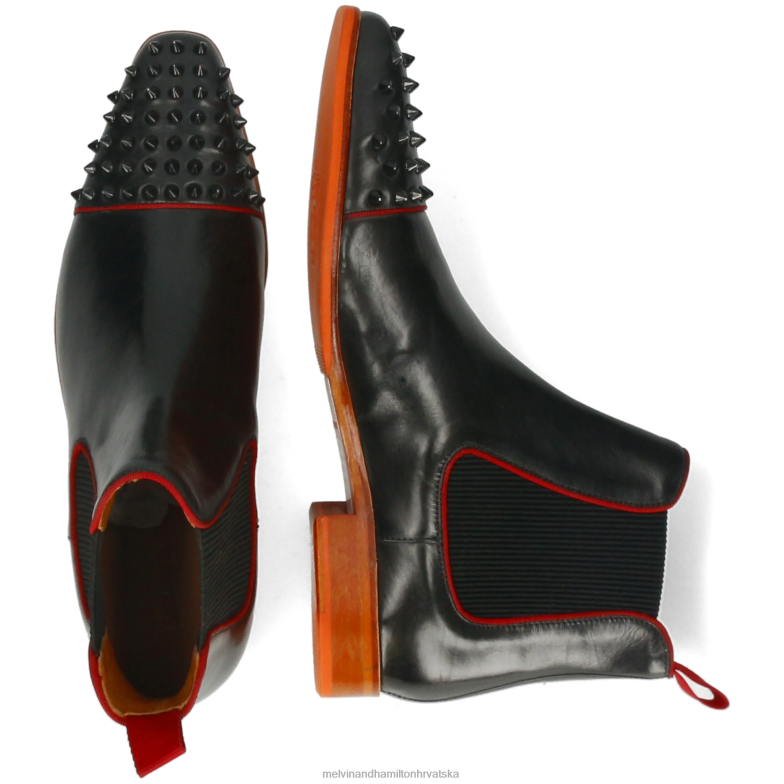 Lewis 57 muškarci Melvin & Hamilton crno 22DJH8 gležnjače