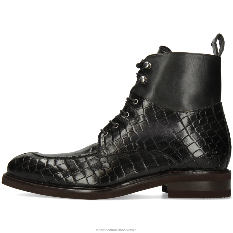 Parker 3 muškarci Melvin & Hamilton crno 22DJH58 gležnjače