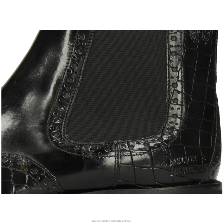 flynn 2 muškarci Melvin & Hamilton crno 22DJH24 gležnjače