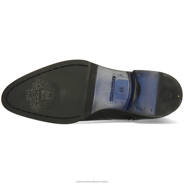 kane 1 muškarci Melvin & Hamilton crno 22DJH125 gležnjače