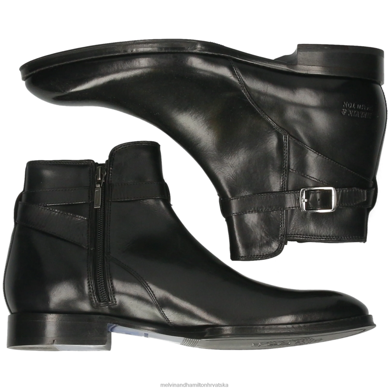 kane 1 muškarci Melvin & Hamilton crno 22DJH125 gležnjače