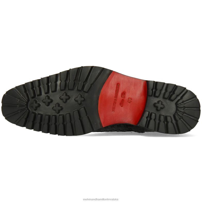 karlo 5 muškarci Melvin & Hamilton crno 22DJH122 gležnjače