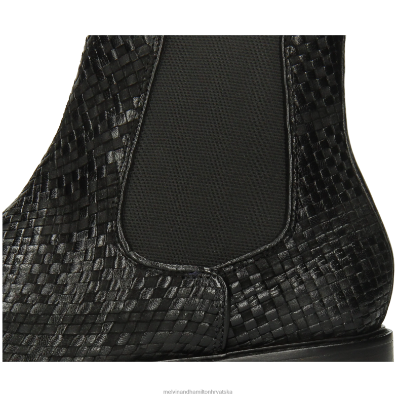 karlo 5 muškarci Melvin & Hamilton crno 22DJH122 gležnjače