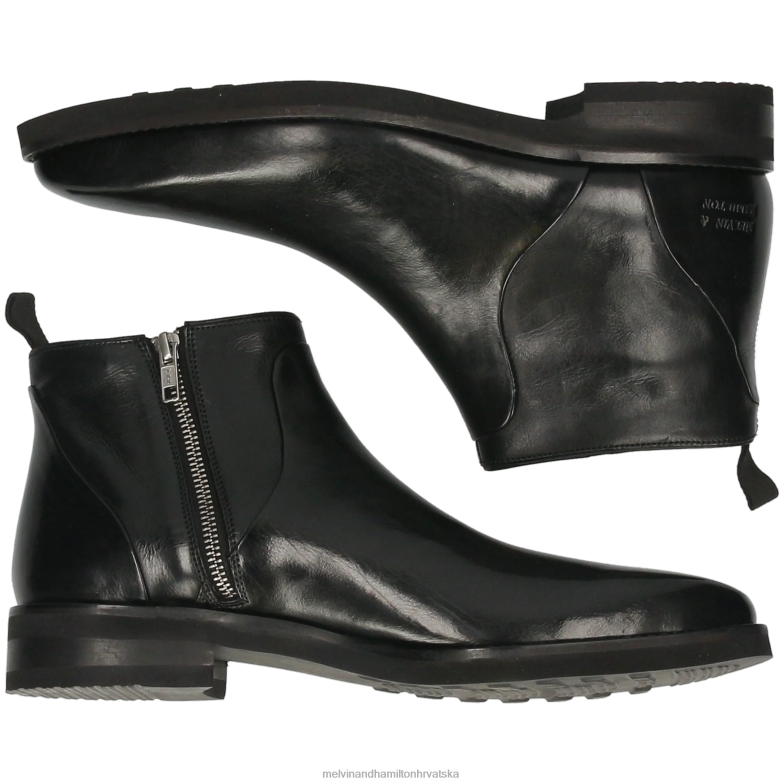 koplje 51 muškarci Melvin & Hamilton crno 22DJH93 gležnjače