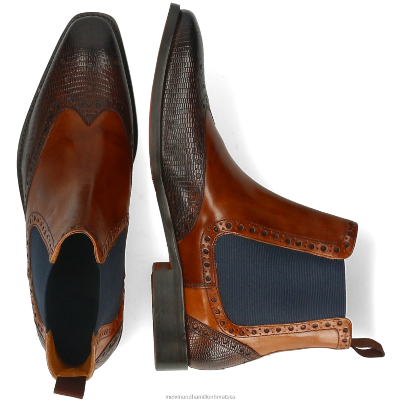 martin 5 muškarci Melvin & Hamilton smeđa 22DJH17 gležnjače