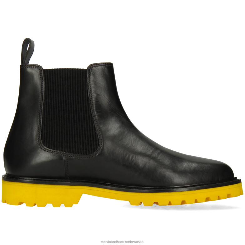 spretan 2 muškarci Melvin & Hamilton crno 22DJH86 gležnjače