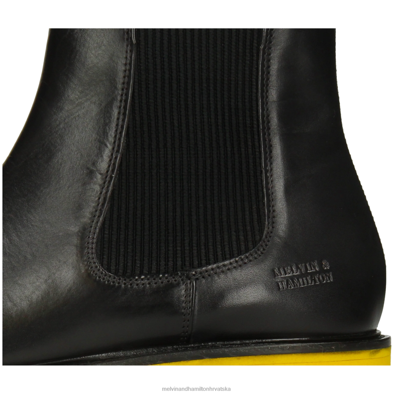 spretan 2 muškarci Melvin & Hamilton crno 22DJH86 gležnjače