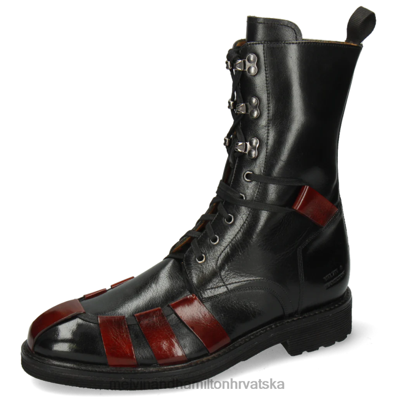 trevor 43 muškarci Melvin & Hamilton crno 22DJH144 gležnjače