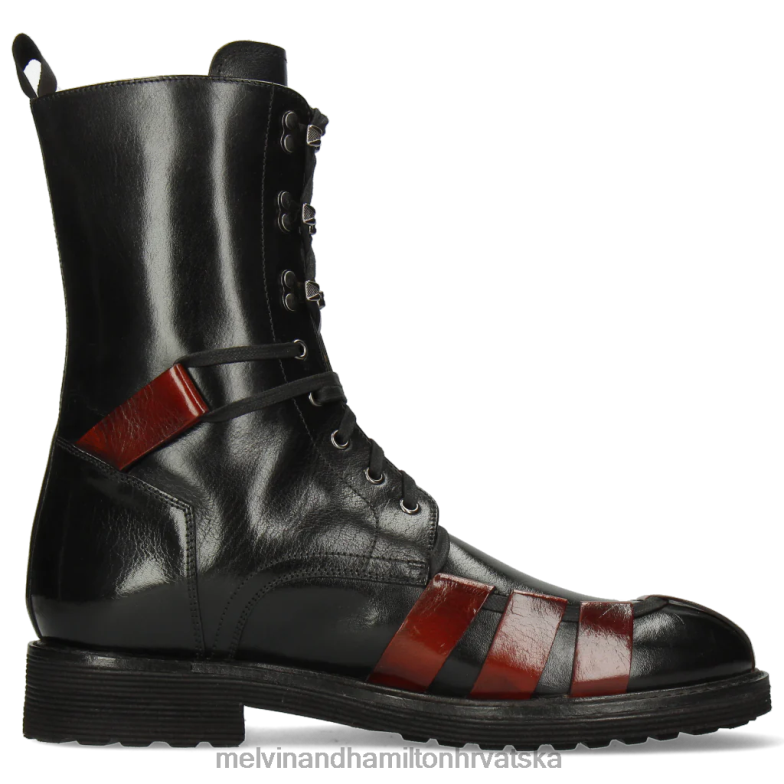 trevor 43 muškarci Melvin & Hamilton crno 22DJH144 gležnjače