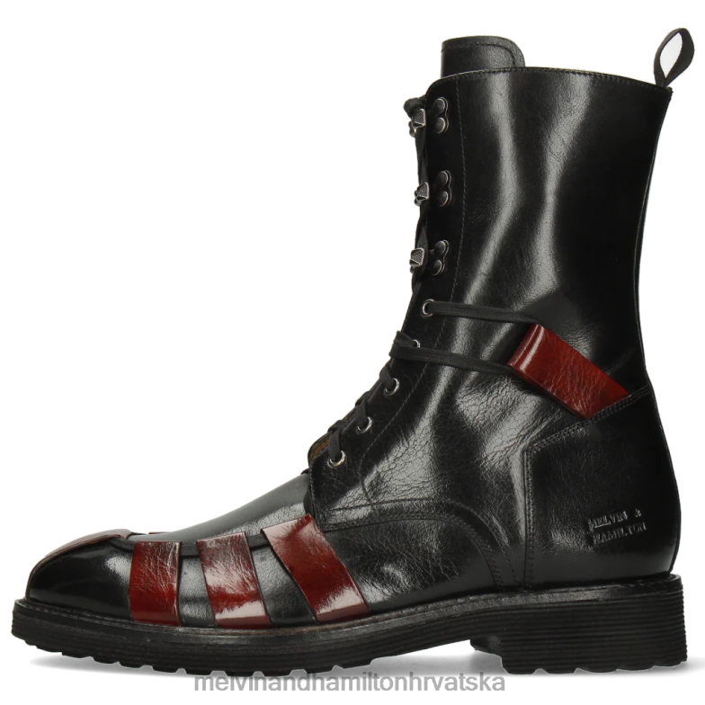 trevor 43 muškarci Melvin & Hamilton crno 22DJH144 gležnjače