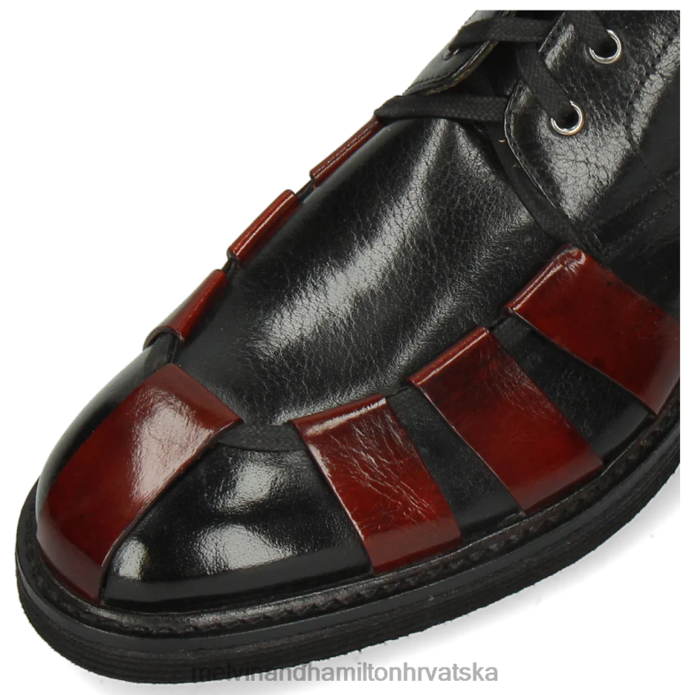 trevor 43 muškarci Melvin & Hamilton crno 22DJH144 gležnjače