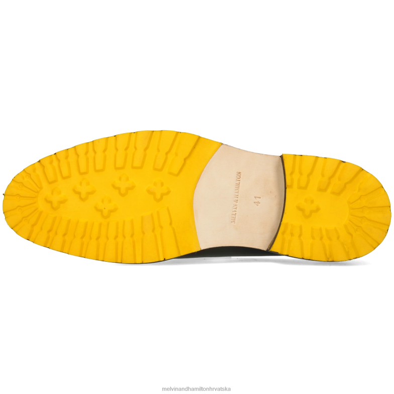 George 5 muškarci Melvin & Hamilton crno 22DJH242 mokasinke