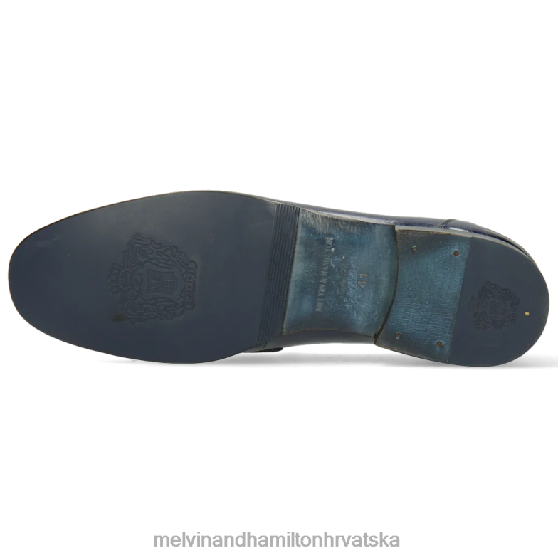 clive 16 muškarci Melvin & Hamilton plava 22DJH279 mokasinke