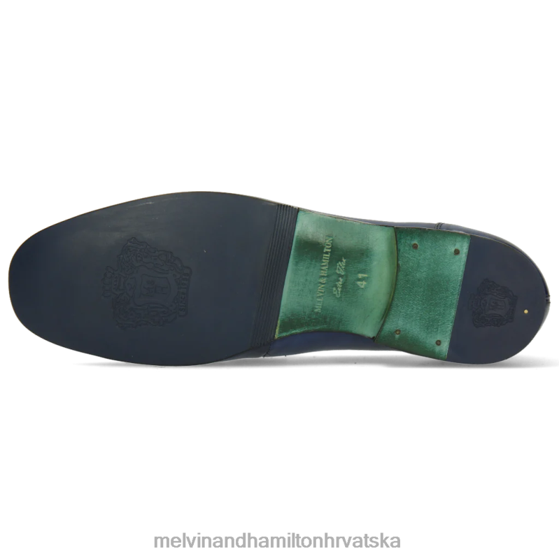 clive 16 muškarci Melvin & Hamilton plava 22DJH285 mokasinke