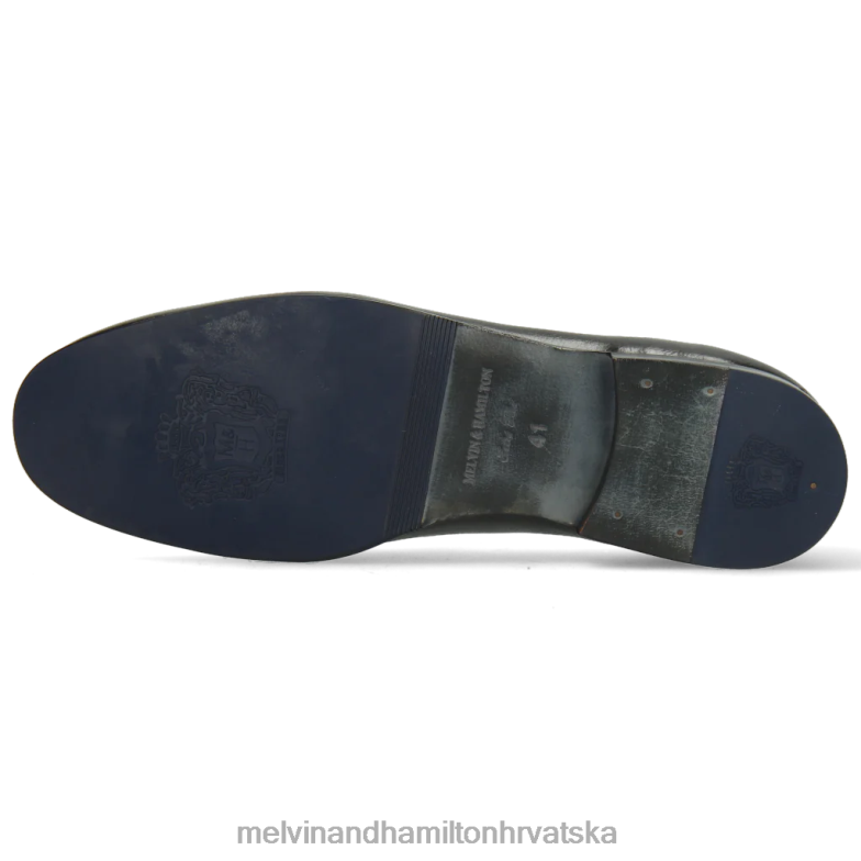 clive 20 muškarci Melvin & Hamilton crno 22DJH294 mokasinke