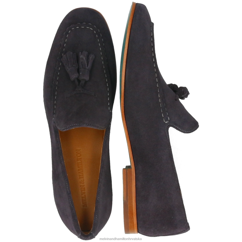 clive 20 muškarci Melvin & Hamilton plava 22DJH231 mokasinke