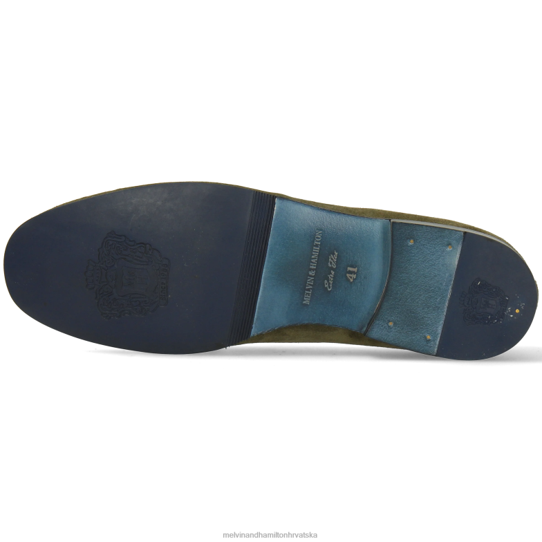 clive 20 muškarci Melvin & Hamilton zelena 22DJH222 mokasinke