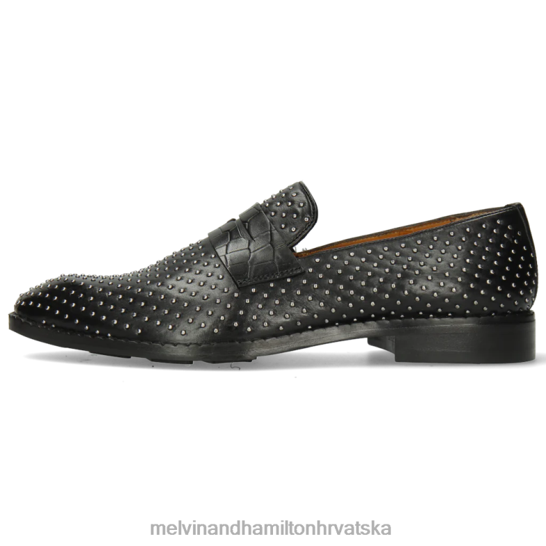 gaston 5 muškarci Melvin & Hamilton crno 22DJH302 mokasinke