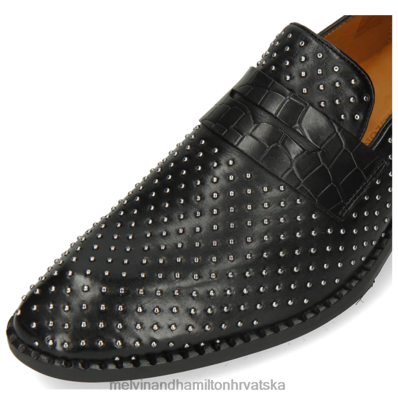 gaston 5 muškarci Melvin & Hamilton crno 22DJH302 mokasinke