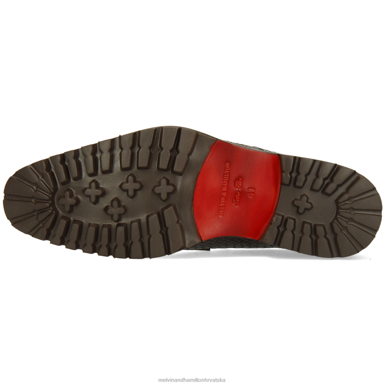 karlo 5 muškarci Melvin & Hamilton smeđa 22DJH280 mokasinke