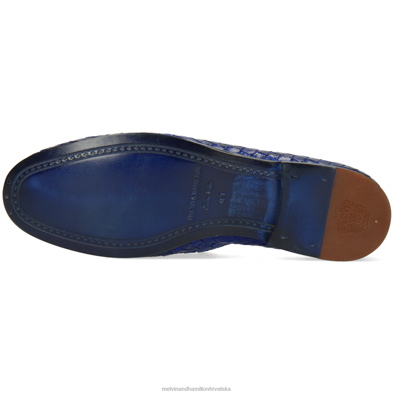 klajva 22 muškarci Melvin & Hamilton plava 22DJH266 mokasinke