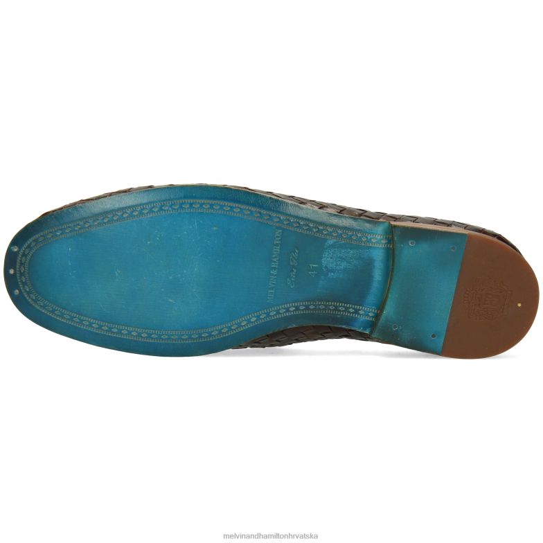 klajva 22 muškarci Melvin & Hamilton smeđa 22DJH243 mokasinke