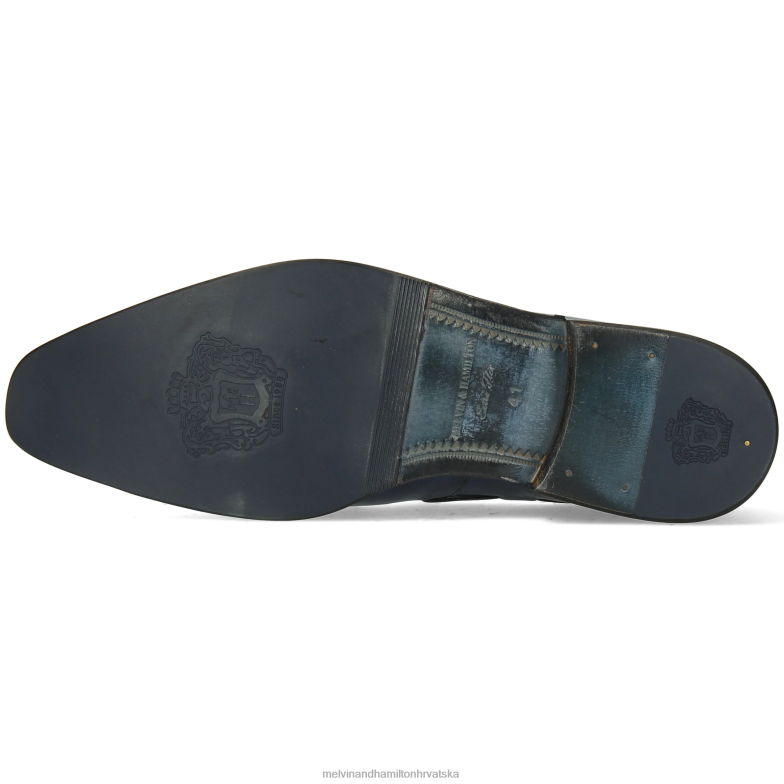 leonardo 1 muškarci Melvin & Hamilton plava 22DJH296 mokasinke