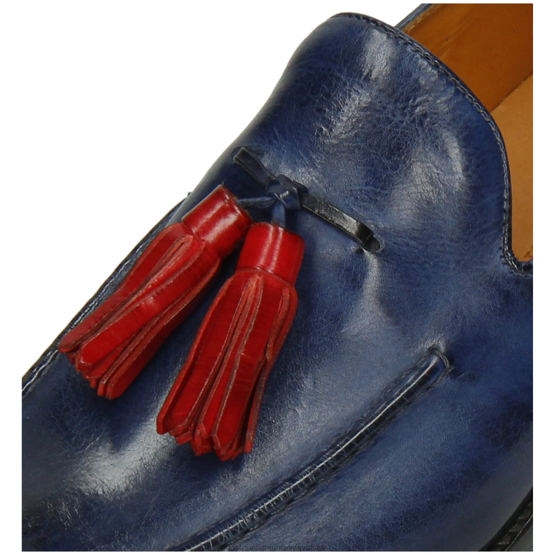 leonardo 1 muškarci Melvin & Hamilton plava 22DJH296 mokasinke